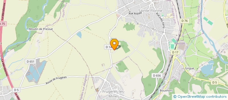 localisation de l'entreprise SAS CLAIR VIVRE  SAINTE-FLORINE