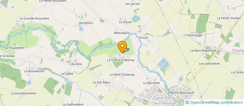 localisation de l'entreprise SAS CLAIROUIN à SAINT-DENIS-LA-CHEVASSE