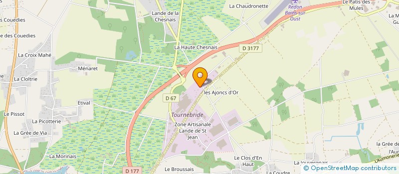 localisation de l'entreprise SAS CLAJO  BAINS-SUR-OUST