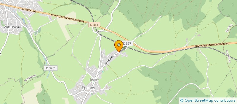 localisation de l'entreprise SAS CLAM  EPENOY