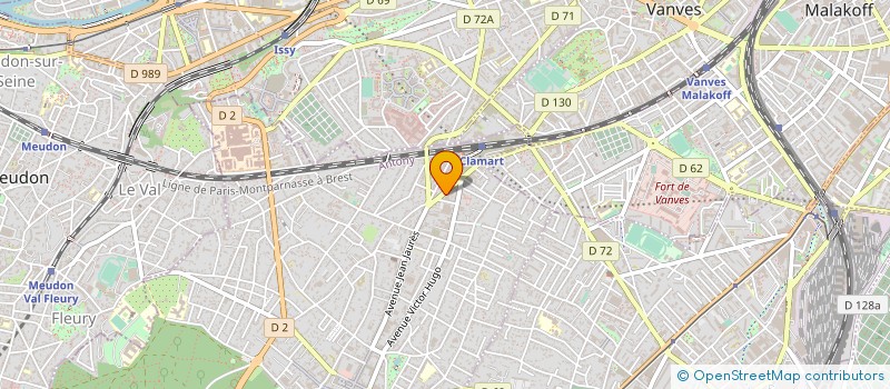 localisation de l'entreprise SAS CLAMART GARE  CLAMART