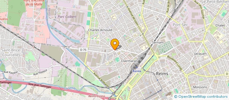 localisation de l'entreprise SAS CLARA  REIMS