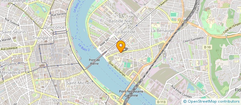 localisation de l'entreprise SAS CLARAC CHRISTOPHE  BORDEAUX