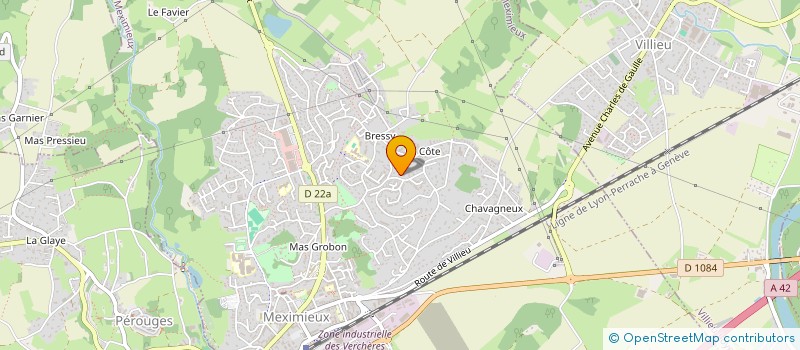 localisation de l'entreprise SAS CLEA à MEXIMIEUX