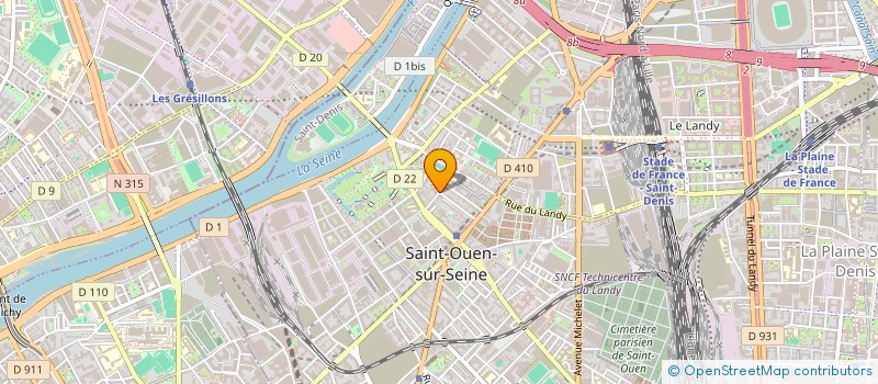 localisation de l'entreprise SAS CLEANER MULTISERVICES à SAINT-OUEN-SUR-SEINE