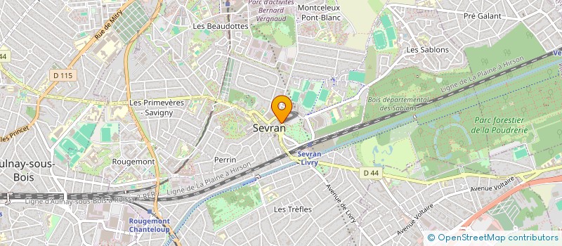 localisation de l'entreprise SAS CLEANET à SEVRAN