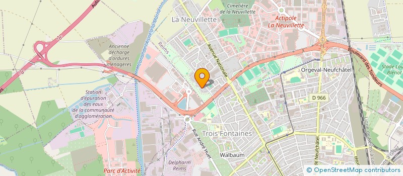 localisation de l'entreprise SAS CLEANTECH  REIMS