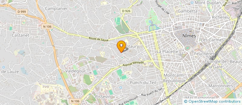 localisation de l'entreprise SAS CLEANWOOD à NIMES