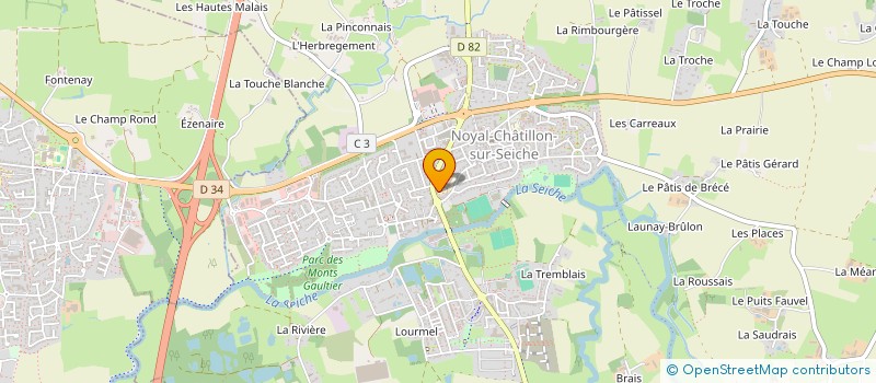 localisation de l'entreprise SAS CLEM-SUFFY  ORGERES