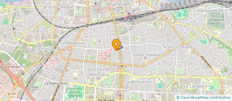 localisation de l'entreprise SAS CLEMALBA  RENNES