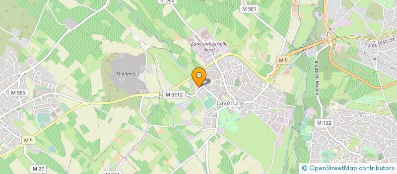 localisation de l'entreprise SAS CLIMATIC 34 à LAVERUNE