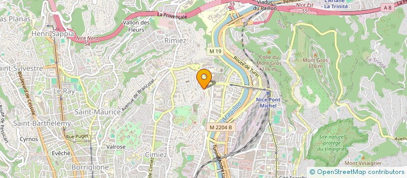 localisation de l'entreprise SAS CLINIQUE SAINT LUC à NICE