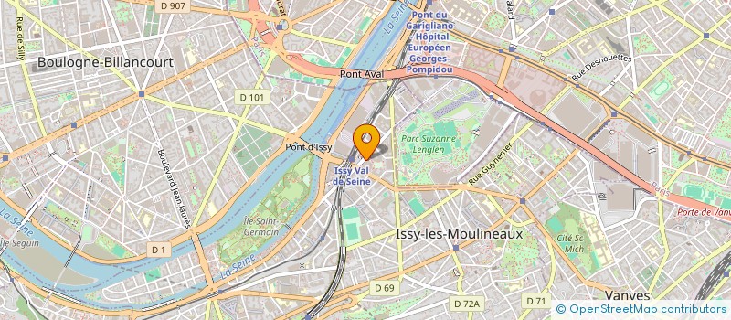 localisation de l'entreprise SAS CLINIQUES 3 à ISSY-LES-MOULINEAUX