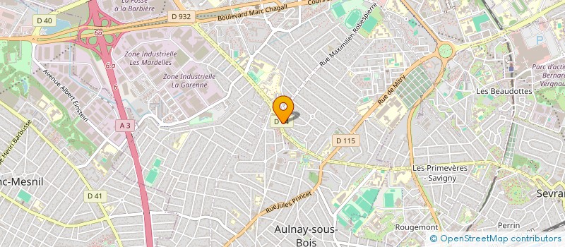 localisation de l'entreprise SAS CLK à AULNAY SOUS BOIS