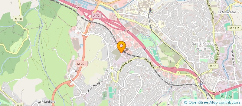 localisation de l'entreprise SAS CLOS MARGUERITE  VILLARS