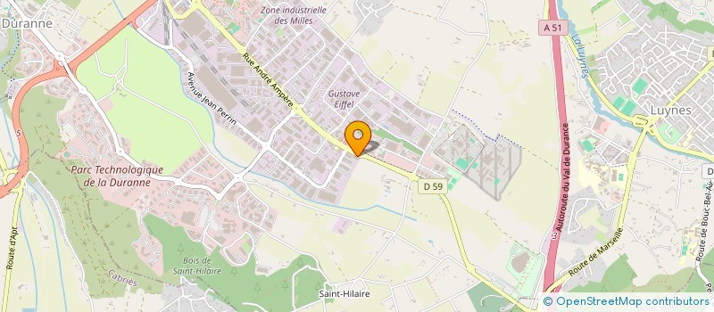localisation de l'entreprise SAS CLOTURE ONE LINE  AIX-EN-PROVENCE