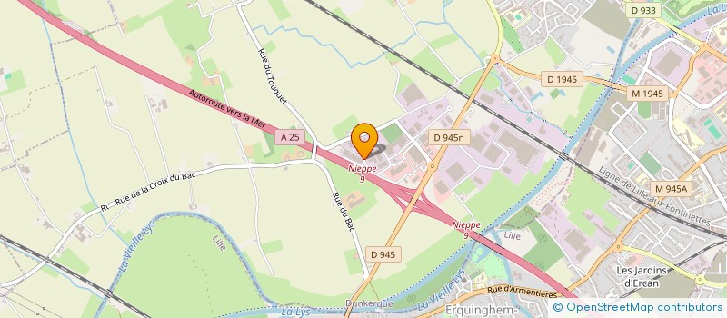 localisation de l'entreprise SAS CLOVER à NIEPPE