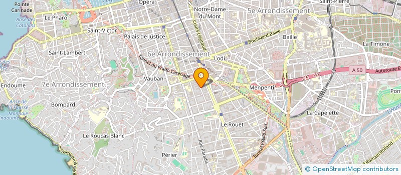 localisation de l'entreprise SAS CLUB OFF-MARKET à MARSEILLE