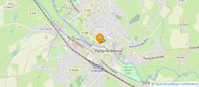 localisation de l'entreprise SAS CMCD à PARAY-LE-MONIAL