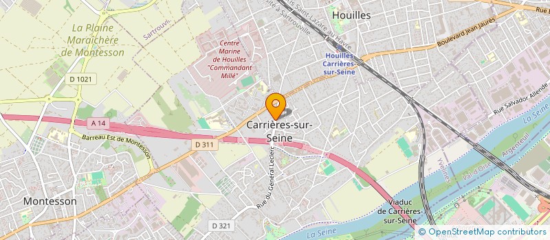 localisation de l'entreprise SAS CMCM REAL ESTATE  CARRIERES-SUR-SEINE