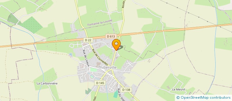 localisation de l'entreprise SAS CNJ à THIBERVILLE