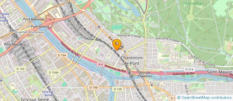 localisation de l'entreprise SAS & CO  CHARENTON-LE-PONT