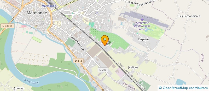 localisation de l'entreprise SAS CO2O à MARMANDE