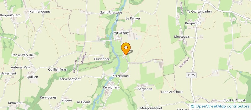 localisation de l'entreprise SAS COATULEVEZ  MESPAUL