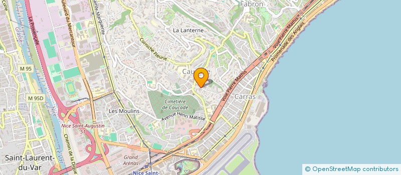 localisation de l'entreprise SAS COBRI à NICE