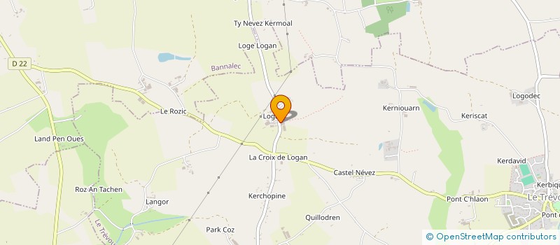 localisation de l'entreprise SAS COCHENNEC LEANA  LE TREVOUX