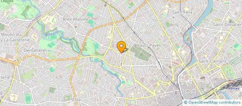 localisation de l'entreprise SAS COHEZION à NANTES