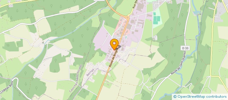 localisation de l'entreprise SAS COHIN TOURISME à BERNAY