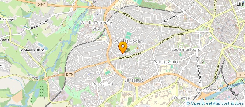 localisation de l'entreprise SAS COIFF & MOI à LIMOGES