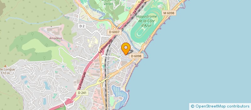 localisation de l'entreprise SAS COLLAKI  VILLENEUVE-LOUBET