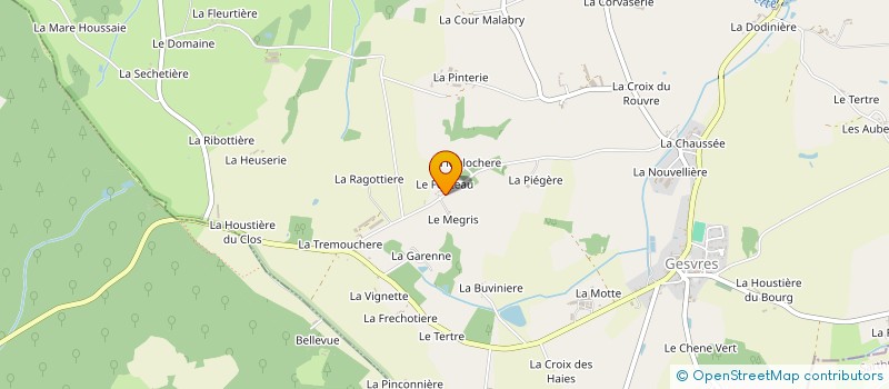 localisation de l'entreprise SAS COLLIN  GESVRES