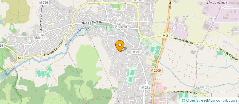 localisation de l'entreprise SAS COLOC 63  CEBAZAT