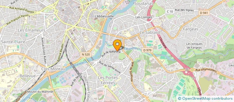 localisation de l'entreprise SAS COLOC & CO à LIMOGES