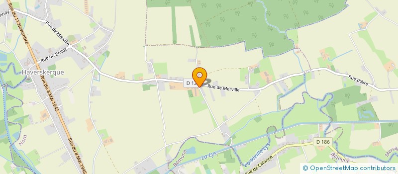 localisation de l'entreprise SAS COLSON  HAVERSKERQUE