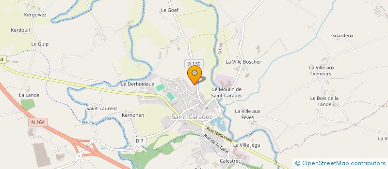 localisation de l'entreprise SAS COME  SAINT-CARADEC