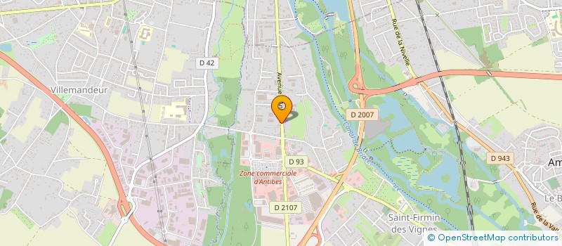 localisation de l'entreprise SAS COME ON 45  AMILLY