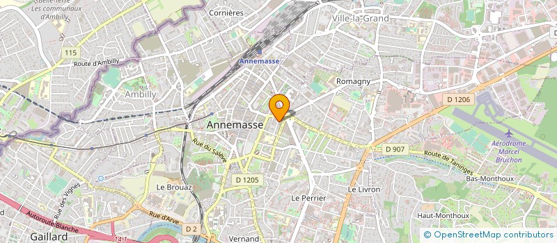 localisation de l'entreprise SAS COMPAGNIE 2 SAVOY à ANNEMASSE