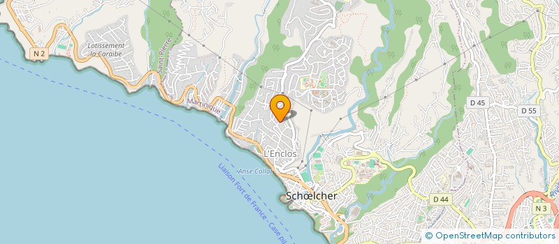localisation de l'entreprise SAS COMPAGNIE CARIBEENNE DE TRANSPORTS à SCHOELCHER