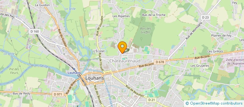 localisation de l'entreprise SAS COMPAGNON-LORTHOLARY BETAIL à LOUHANS