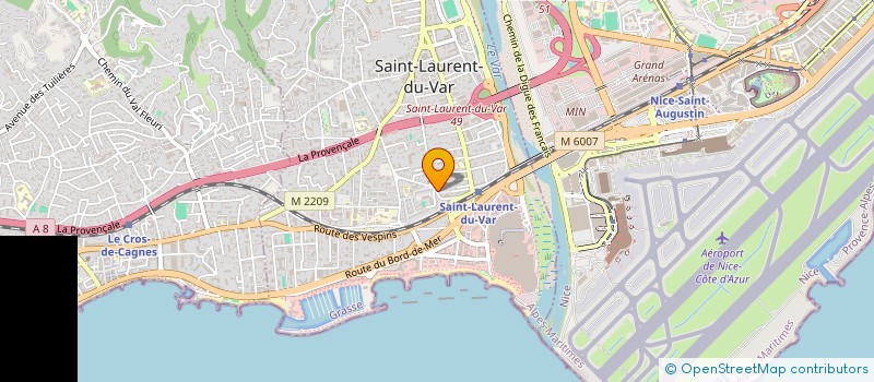 localisation de l'entreprise SAS COMPTAVOO PLUS à NICE