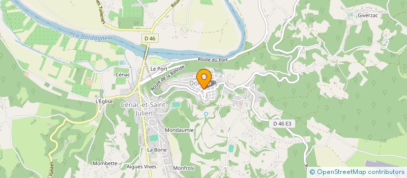 localisation de l'entreprise SAS COMPTOIR D'ANNAM  CENAC-ET-SAINT-JULIEN