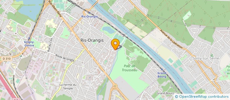 localisation de l'entreprise SAS COMPUTER SERVICE à RIS-ORANGIS