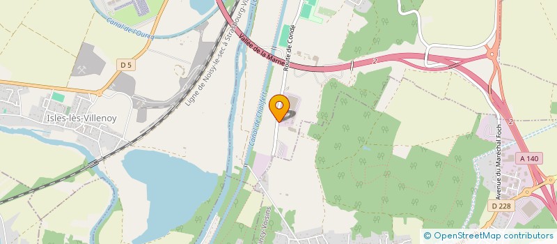 localisation de l'entreprise SAS CONCEPT  MAREUIL-LES-MEAUX