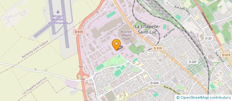 localisation de l'entreprise SAS CONCEPT CREATION JM  LA CHAPELLE-SAINT-LUC