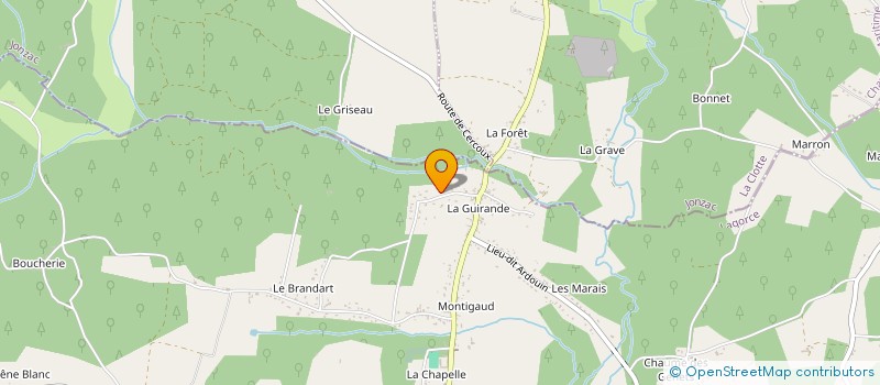 localisation de l'entreprise SAS CONCEPT DEVELOPPEMENT  LAGORCE