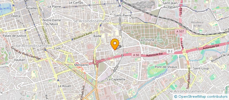 localisation de l'entreprise SAS CONCEPT DINA BAT à MARSEILLE